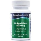 Ginkgo Biloba 6000mg (120 Tablets)
