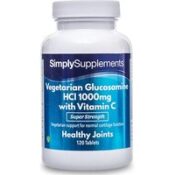 Vegetarian Glucosamine Hcl 1000mg Vitamin C 40mg (120 Tablets)