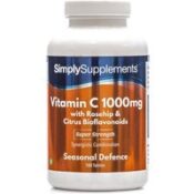 Vitamin C 1000mg Rosehip Citrus Bioflavonoids (120 Tablets)