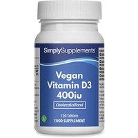 Vegan D3 400iu (120 Tablets)