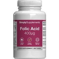 Folic Acid 400mcg (360 Tablets)