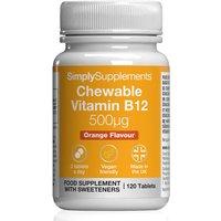 Chewable Vitamin B12 500µg Tablets