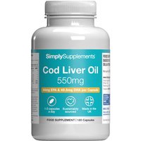 Cod Liver Oil Capsules 550mg