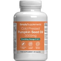 Cold Pressed Pumpkin Seed Oil 3000mg