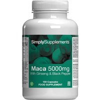 Maca Root 5000mg with Ginseng & Black Pepper