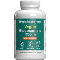 Vegan Glucosamine HCl 1000mg with Vitamin C 40mg