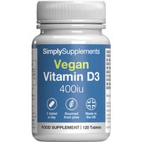 Vegan Vitamin D3 400iu Tablets